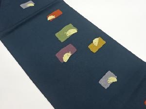 色紙に羊模様織出し名古屋帯